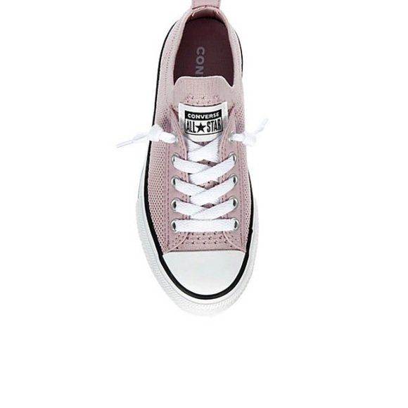 New Converse Girl's CTAS Knit Phantom Violet Slip On Sneakers Sz 3 - Picture 3 of 6